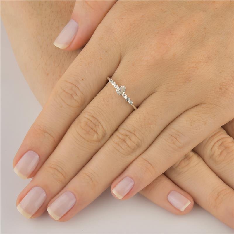 ANEL SOLITARIO GOTA MINI