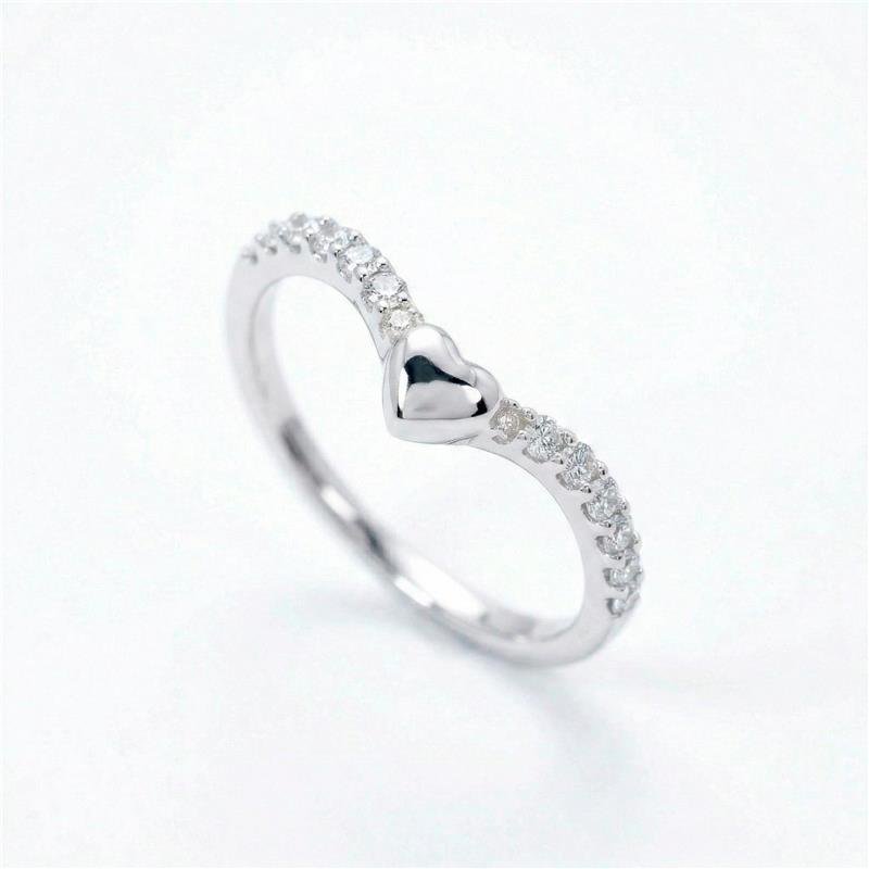 ANEL V CORAÇÃO ZIRCÔNIAS