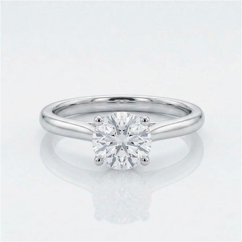 ANEL SOLITARIO COM ROM RÓDIO 5MM