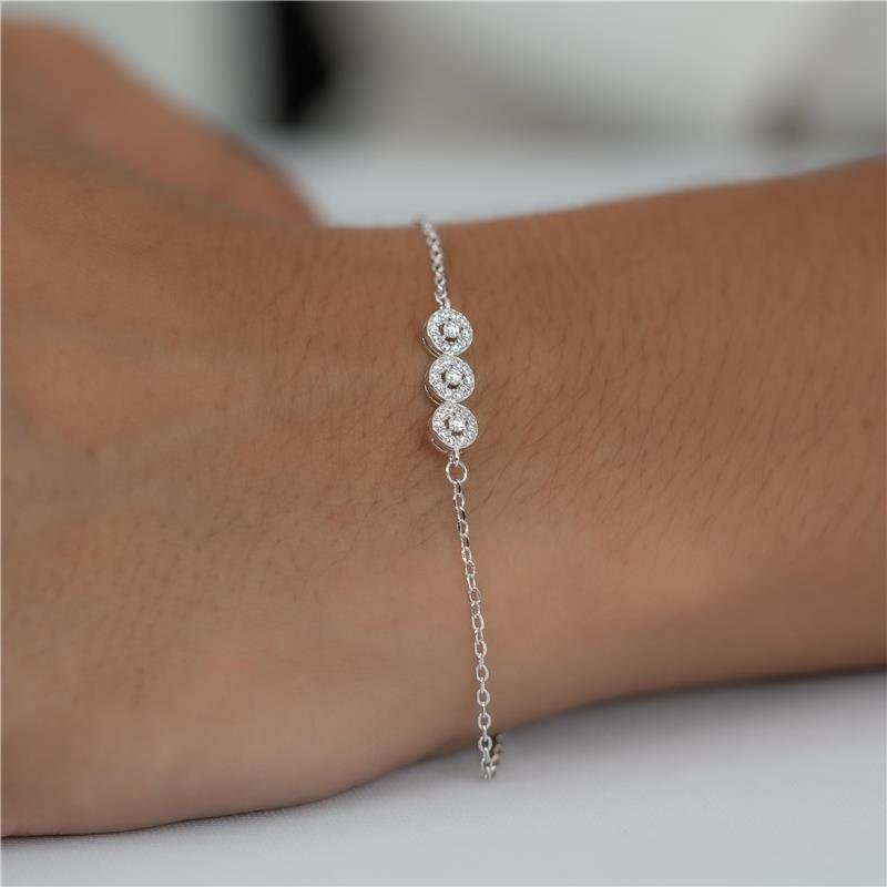 PULSEIRA TRIO PONTOS DE LUZ CRAVEJADOS