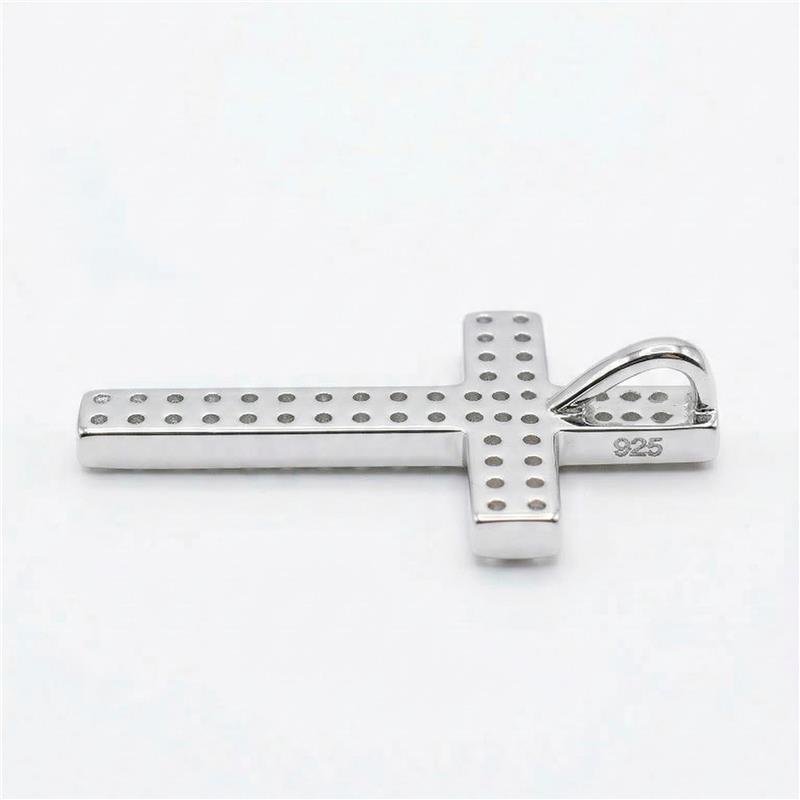 PINGENTE CRUZ CRAVEJADA M COM RÓDIO