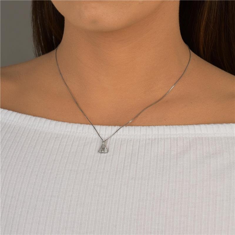 COLAR NOSSA SENHORA APARECIDA CRAVEJADO MINI