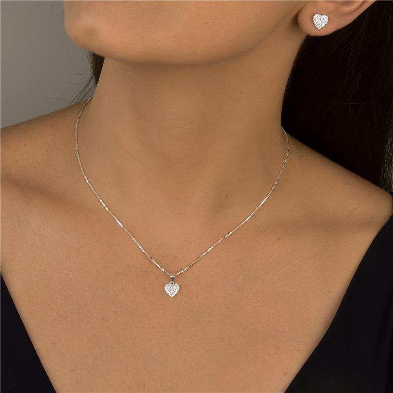 CONJUNTO CORAÇÃO CRAVEJADO P
